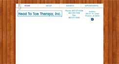 Desktop Screenshot of headtotoeinc.com